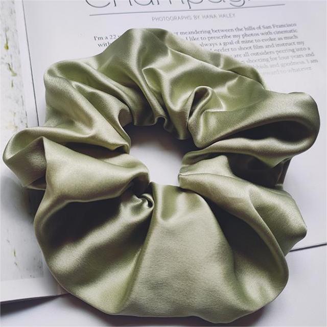 100% Mulberry Silk - Scrunchies For Hair Sleep 30 Momme