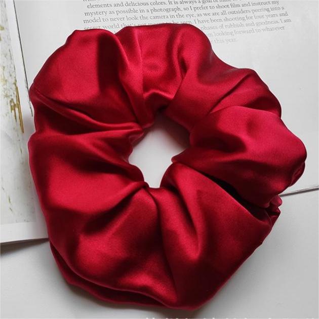 100% Mulberry Silk - Scrunchies For Hair Sleep 30 Momme