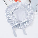 Silk Lace Sleep Cap For Women Hair Care Silk Night Bonnet