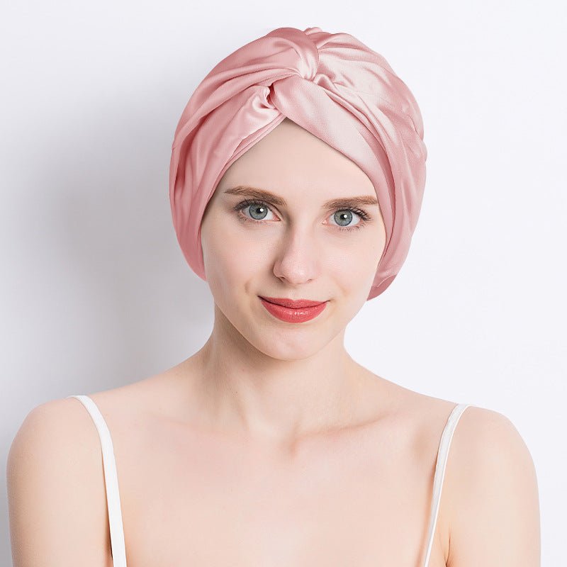 100% Mulberry Silk Sleep Cap For Women Pure Silk Turban
