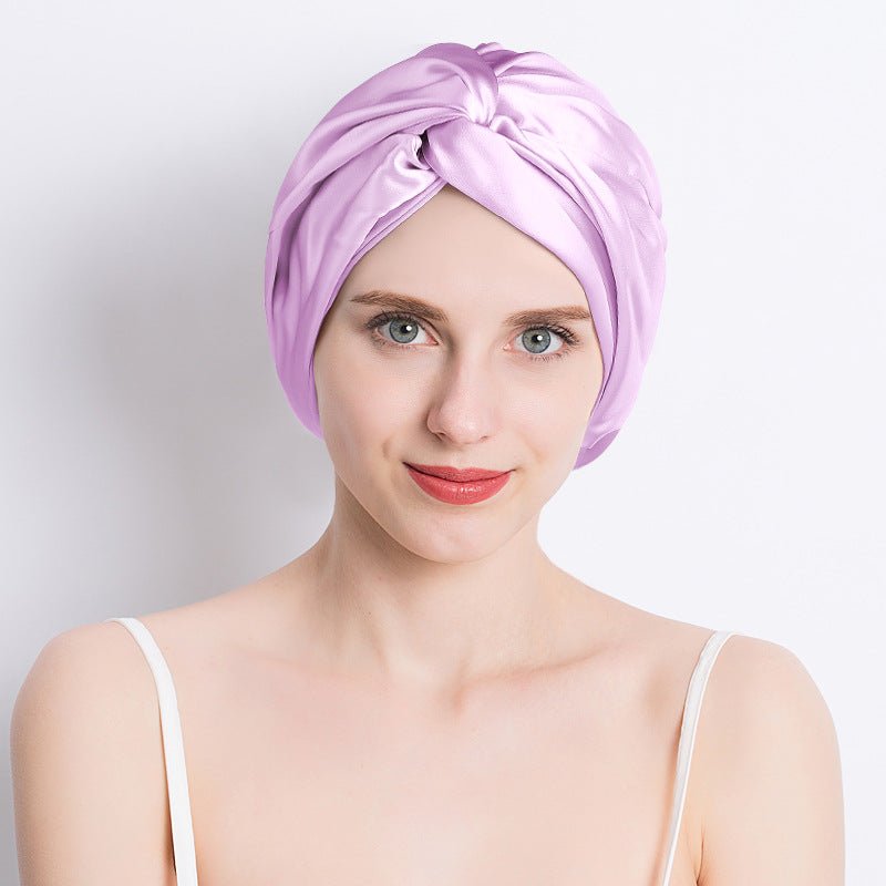 100% Mulberry Silk Sleep Cap For Women Pure Silk Turban