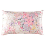 19 Momme Housewife Silk Pillowcase Hidden Zipper Floral Print Silk Pillowcases