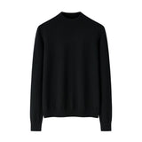 Womens Mock Neck Cashmere Sweater Long Sleeve Cashmere Knit Pullover