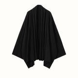 Womens Cashmere Cardigan Open Front Draped Long Sleeve Cashmere Knit Sweater
