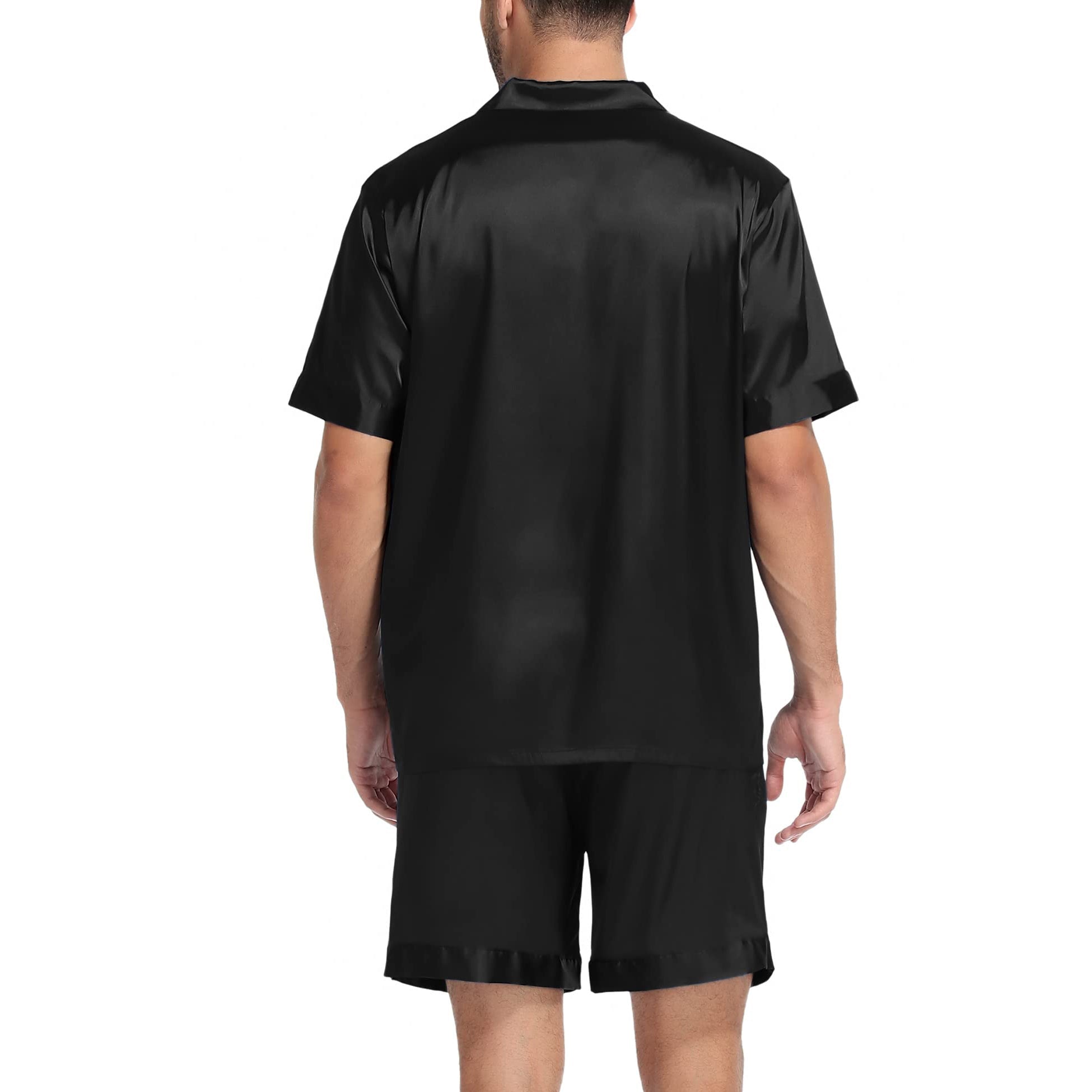 Couple Pajamas Set Short Mulberry Pure Matching Silk Pyjamas