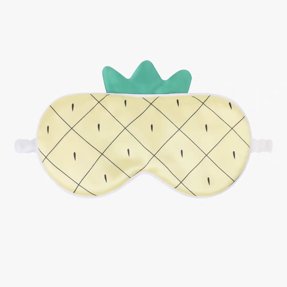 Cute Kids Silk Eye Mask Cartoon Animal and Fruit Designs Silk Sleep Mask