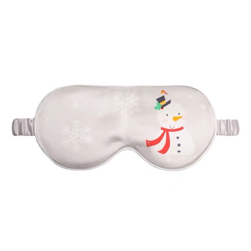 Cute Kids Silk Eye Mask Fun Educational Science Printed Silk Sleep Eye Mask