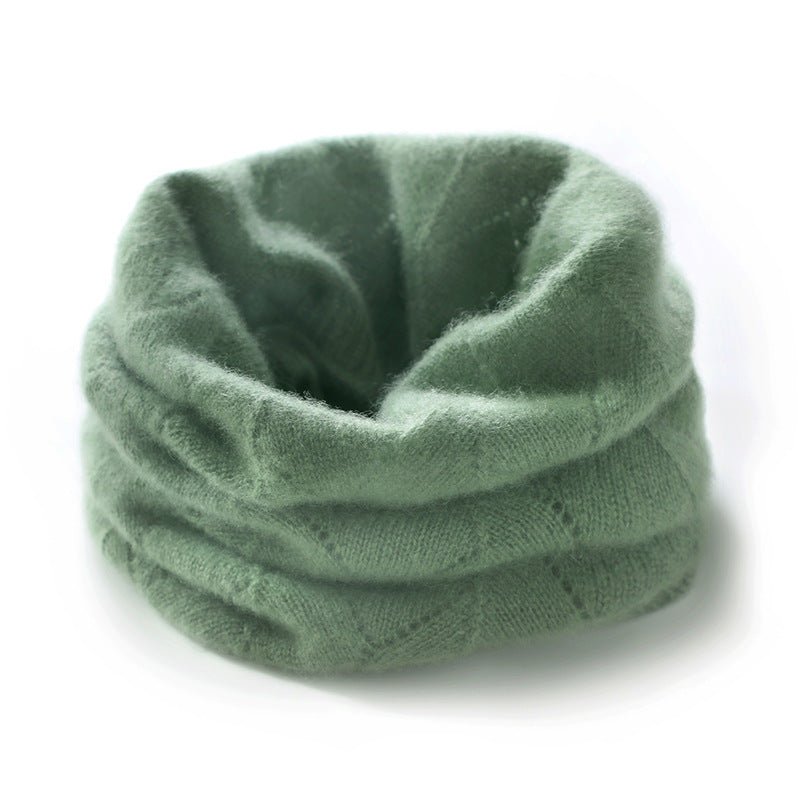 Diamond Knit Cashmere Neck Warmer Cashmere Snood Cashmere Neck Gaiter