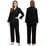 Family Long Silk Pajama Set 100% Pure Silk Matching Pjs