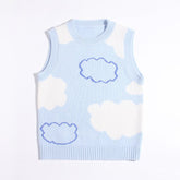 Kids Soft Cloud Cashmere Vest Sleeveless Cashmere Knit Sweater