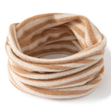 Kids Striped Cashmere Scarf Cashmere Neck Gaiter Pure Cashmere Neck Warmer