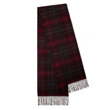 Long Cashmere Scarf with Tassel Plaid Cashmere Warps Multi Styles Winter Gifts