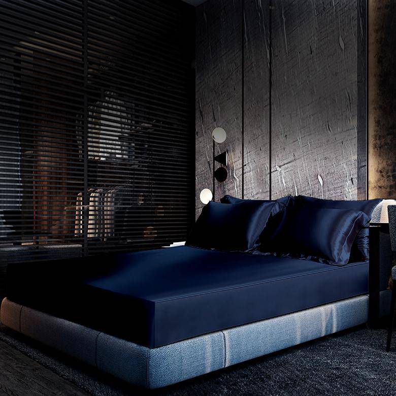 Luxury 100% Silk Bedding 19 Momme 1 Pcs Silk Fitted Sheet