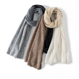 Luxury Cashmere Shawl Gradient Cashmere Knit Scarf Cashmere Stole