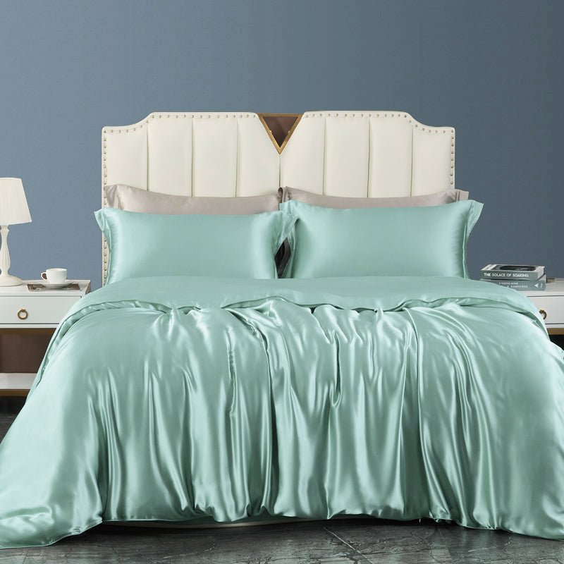 Luxury Silk Bedding Sets 19 Momme 3PCS Duvet Cover Set