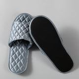 Luxury Silk Slippers For Women Soft home Slippers Travel Slippers Pink M