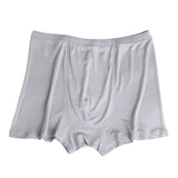 Silk Boxer Briefs Men Silk Knitted Underwear Comfy Silk Boxer