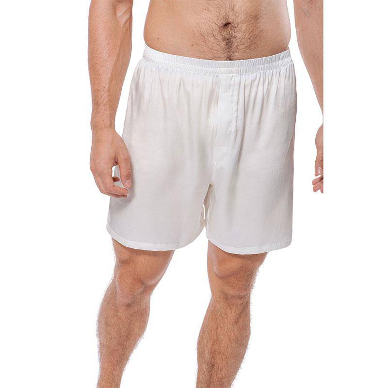 Mens Silk Pajama Shorts Pants Luxury 100% Pure Silk Boxers