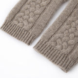 Pure Cashmere Gloves for Women Ladies Soft Cashmere Knitted Gloves Touch Screen