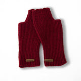 pure cashmere knitted gloves for women soft cashmere fingerless mitts for winter