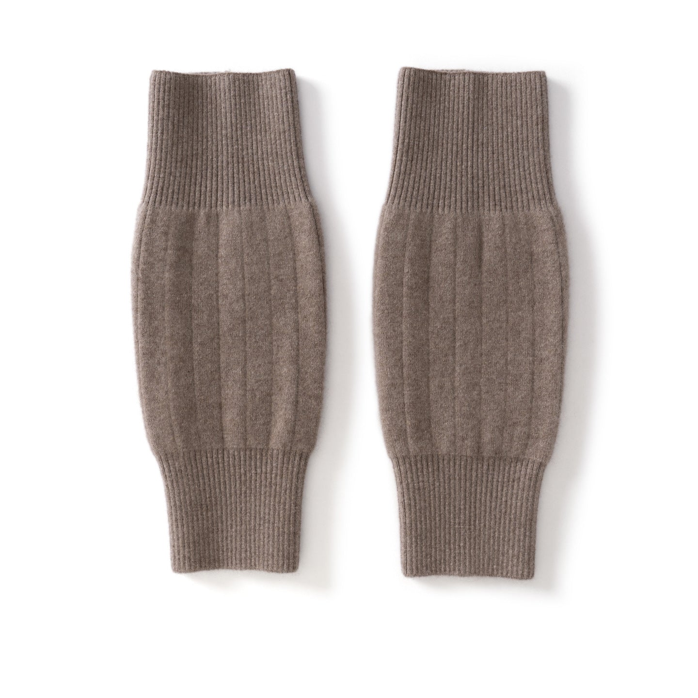 Ribbed Pure Cashmere Leg Warmers Cashmere Knee Pads Knee Warmers
