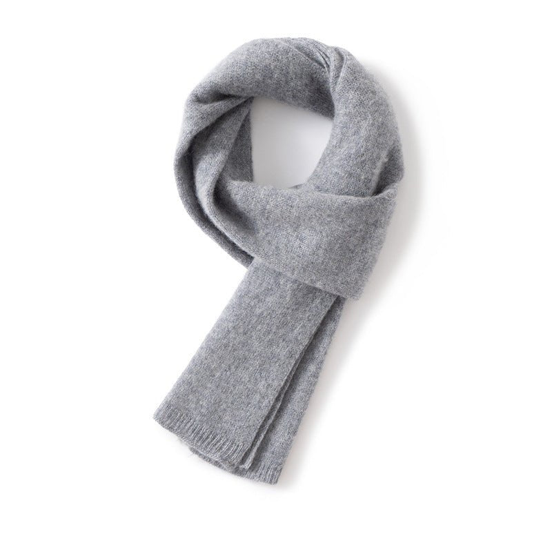 Short 100% Cashmere Scarf for Adults And Children Winter Scarf