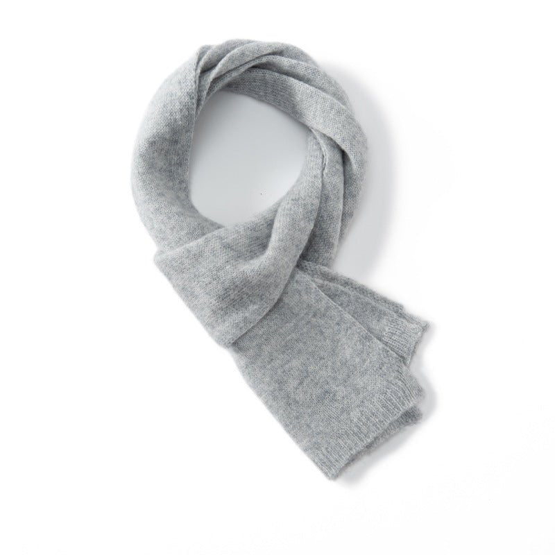 Short 100% Cashmere Scarf for Women, Men, and Children