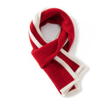 Short Cashmere Scarf for Kids and Women Cashmere Neck Warmer Mixed Colors