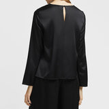 Silk Blouse For Women Long Sleeve Pure Office Work Silk Shirts