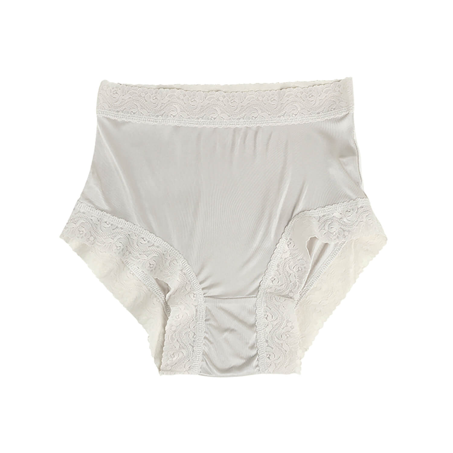 Silk boxer briefs for women summer lace silk mid - waist briefs