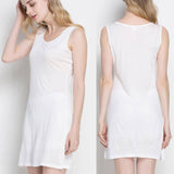 Silk Knit Nightdress For Women Silk Knitted Slip Dress
