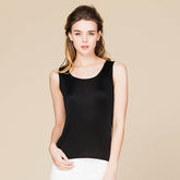 Silk vest mulberry silk sleeveless bottoming shirt women's top