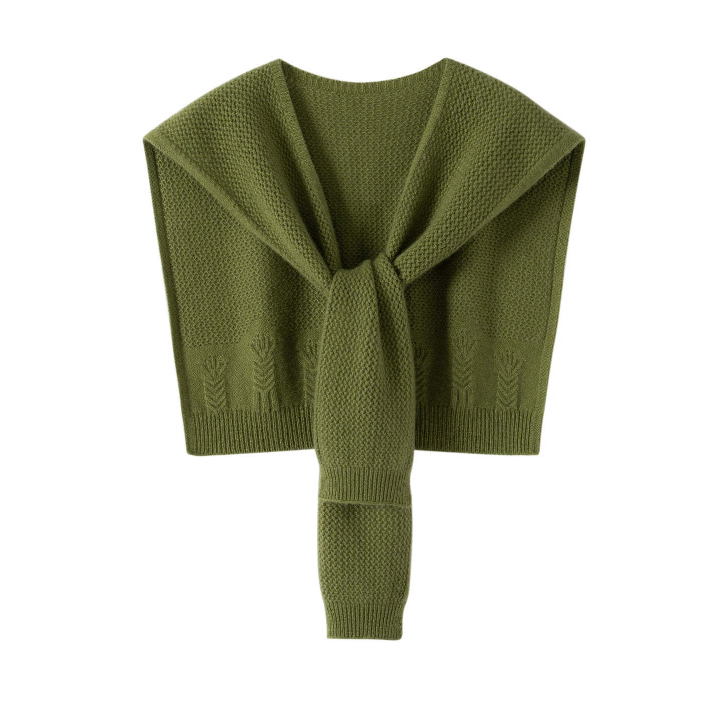 Soft Cashmere Knit Scarf Cashmere Scarf Back Wrap for Women