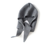 Striped Pure Cashmere Neck Scarf Cashmere Hoodie Wrap for Men and Women