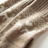 Warm Stretchy Cashmere Knit Gloves for Women Winter Cashmere Glove for Running Hiking