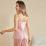 Women Silk Camisole Set 100% Mulberry Summer Silk Cami