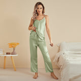 Women Silk Camisole Set 100% Mulberry Summer Silk Cami