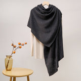 Womens Large Cashmere Scarf Throw Blanket Long Cashmere Shawl