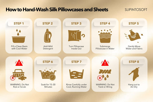 How to Wash Silk Pillowcases - slipintosoft