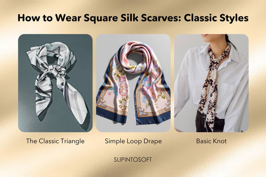 How to Wear Silk Scarves | Tips for Square, Large & Summer Scarves - slipintosoft