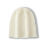 100% Cashmere Beanie Hat Cashmere Double - Layered Ski Cap for Winter - slipintosoft