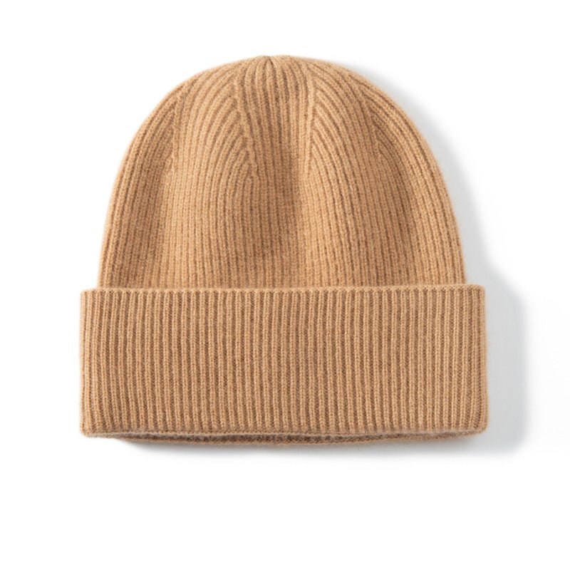 100% Cashmere Cap for Women and Men Winter Cashmere Beanie Hat