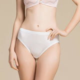 Silk underwear for women, comfortable and breathable low-waist mulberry silk knitted briefs