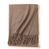 Women's Luxurious Cashmere Shawl and Wraps Large Soft Cashmere Scarf with Tassel - slipintosoft