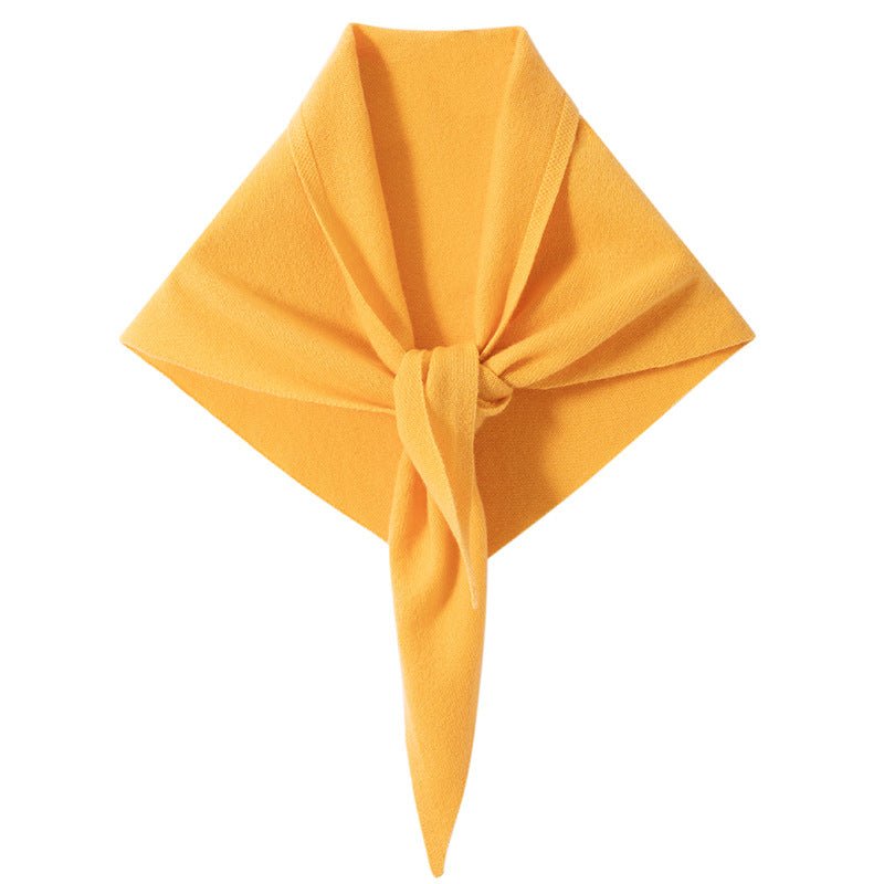 Cashmere Bandana Scarf Cashmere Triangle Wrap Cashmere Neck Tie Shawl