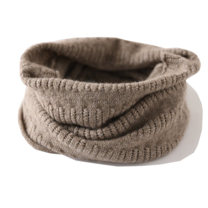 Cashmere Neck Gaiter Cashmere Snood Scarf Luxury Knit Infinity Neck Warmer