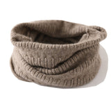 Cashmere Neck Gaiter Cashmere Snood Scarf Luxury Knit Infinity Neck Warmer