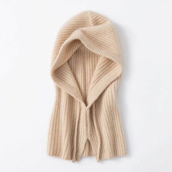 【完売品】 【再値下げ】mylan Eco Cashmere Knit Hood cashmere-ribbed-knit-hood-