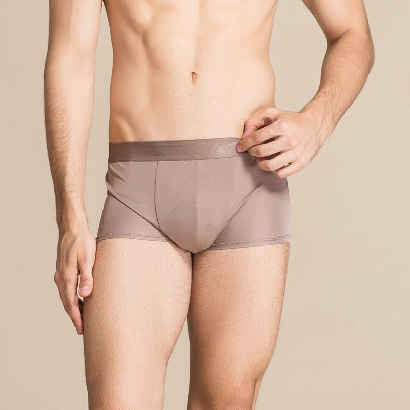 Classic Mens Silk Briefs Comfy Silk Boxer