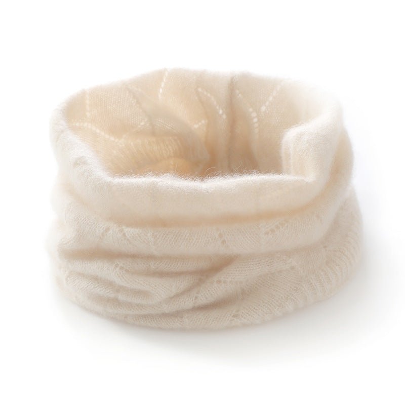 Diamond Knit Cashmere Neck Warmer Cashmere Snood Cashmere Neck Gaiter